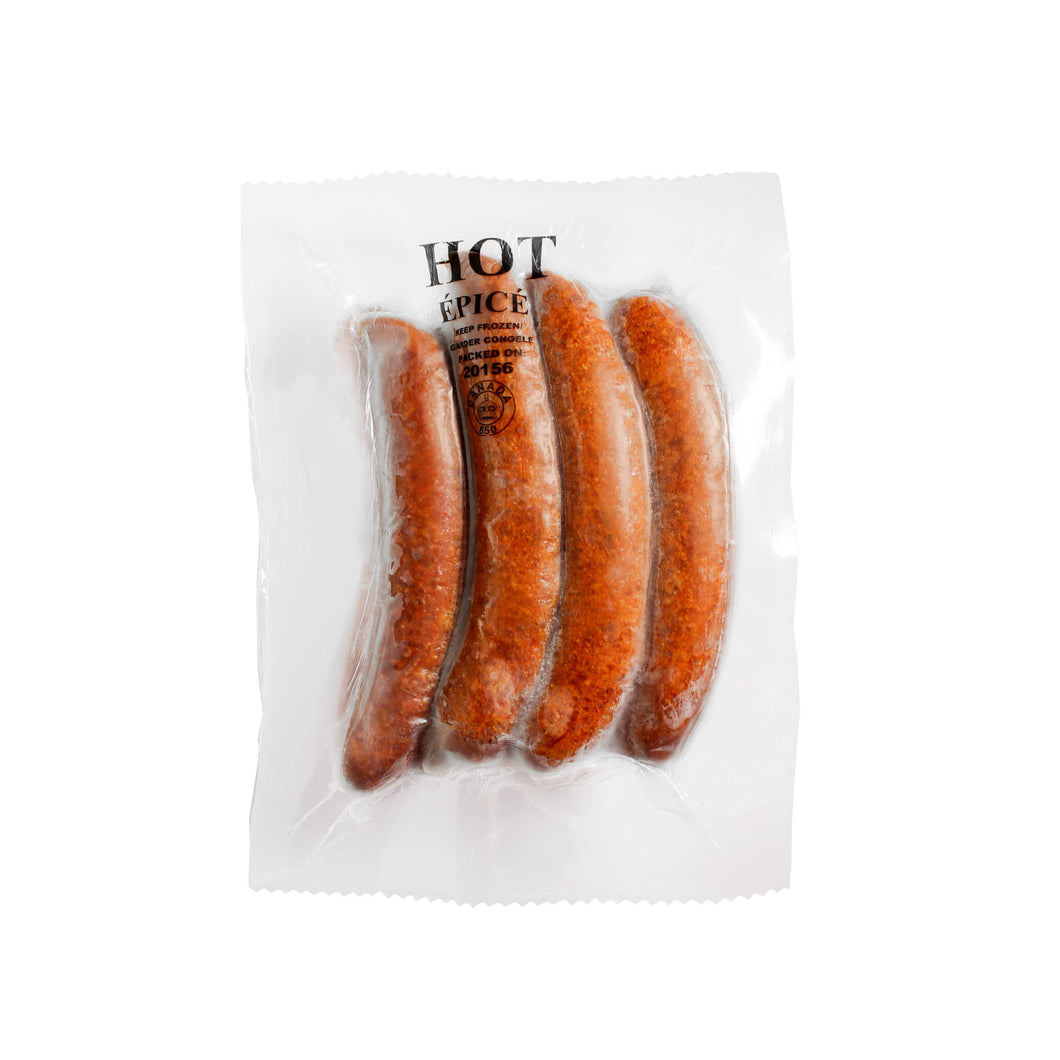 17 Champs premium 8 inch Debreziner hot Italian sausages
