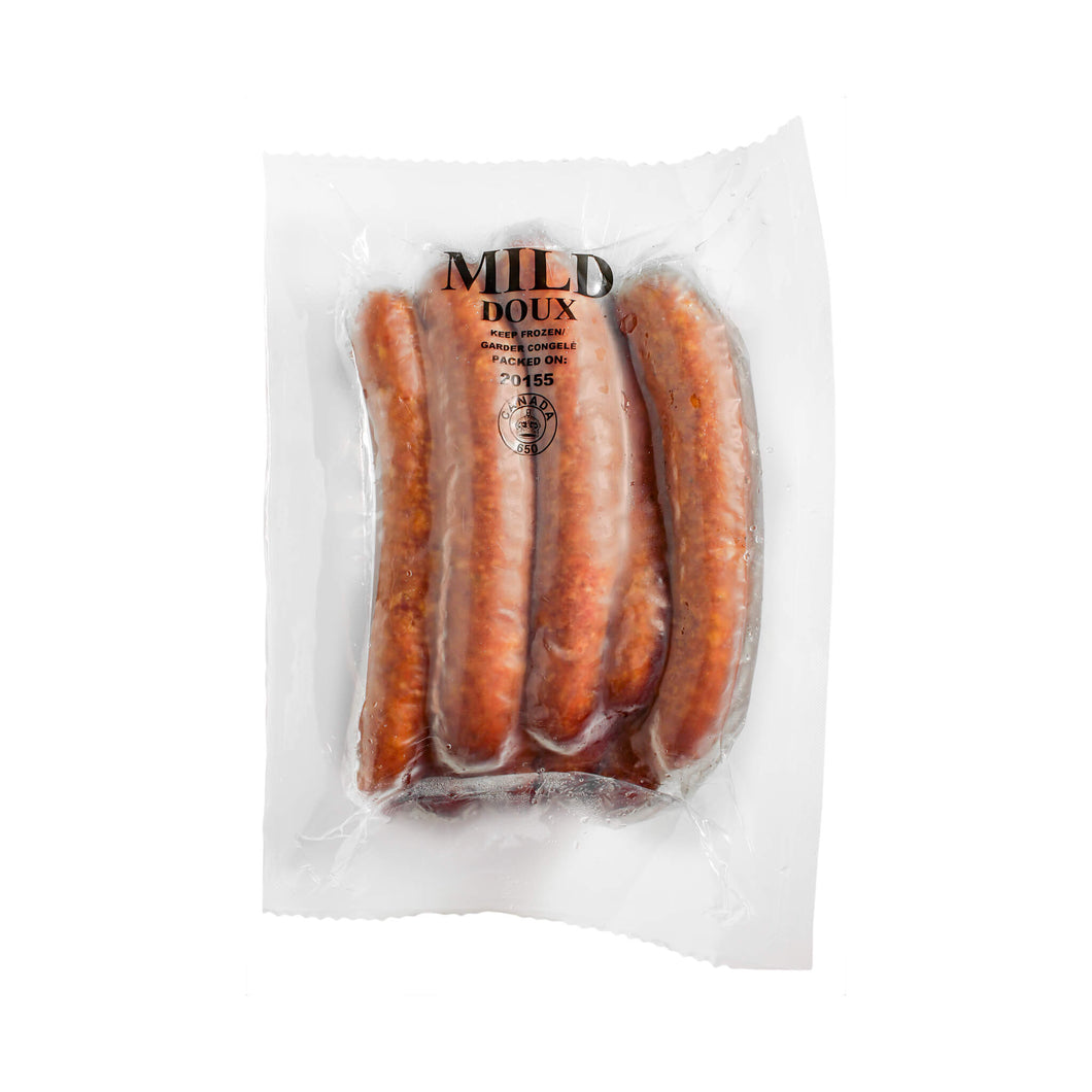 17 Champs premium 8 inch Debreziner mild Polish sausages