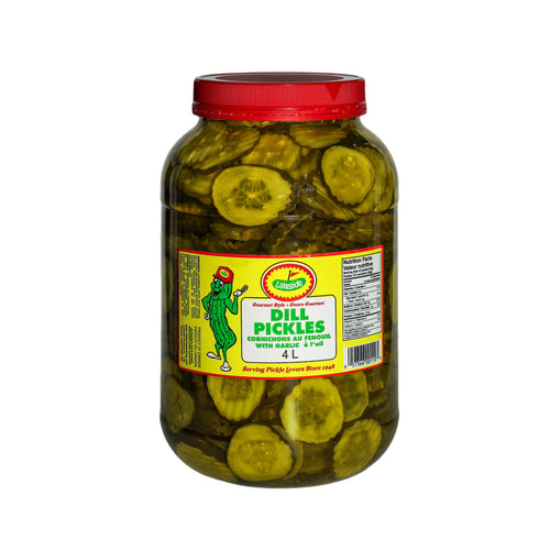 4 L of Lakeside dill pickles