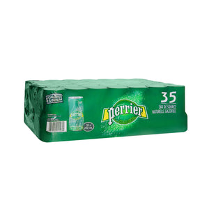 35 pack of Perrier cans
